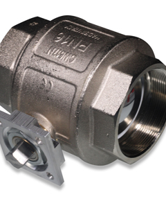 Ball valve 3", pneum. wo/drive, square 17 (VK00069)